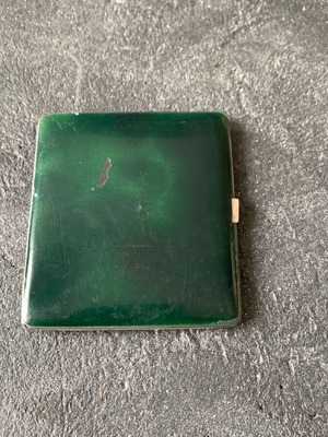 Old box with stamps used