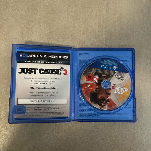 Just Cause 3 game for PS4 used once