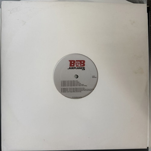 B.o.B Feat. Hayley Williams Airplanes 12" vinyl used, promo UK 2010