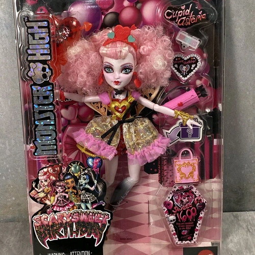 Monster High Scary Sweet Birthday Cupid Asteria doll new