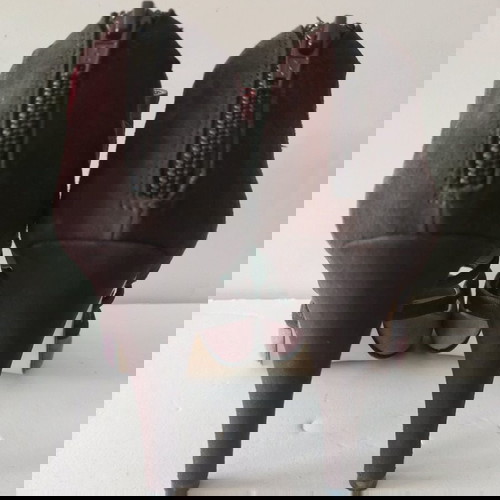 Πέδιλα σαν καινούργια, νούμερο 41, πολύχρωμα, suede υφής με φερμουάρ