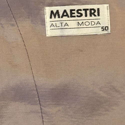 Maestri taffeta bustier new gray silver
