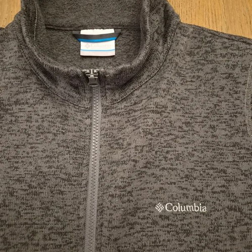 Columbia Sportswear men's fleece jacket, size XL, grey