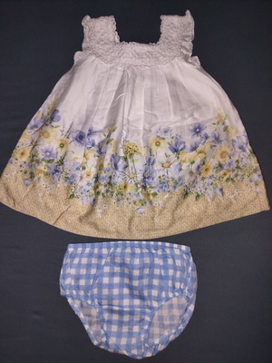 Mayoral baby dress 12 months like new