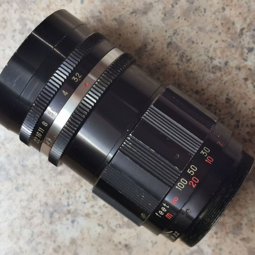 Unitel 135mm f3.2 T2 mount lens used, Japan