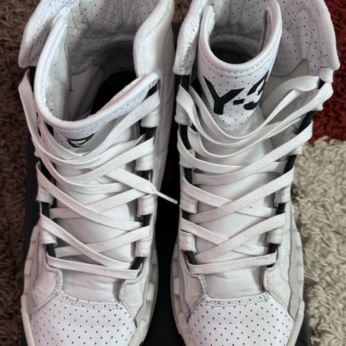Y-3 sneakers used, white, size 46, lightly worn