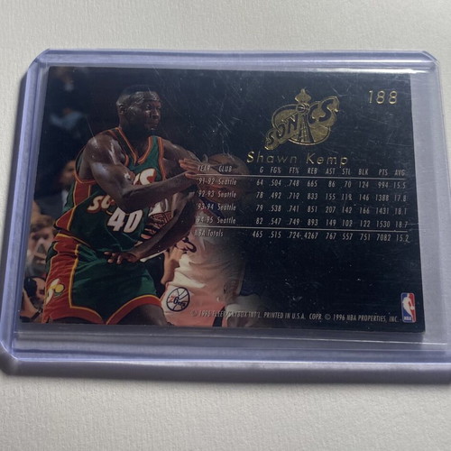 1995-96 Flair Shawn Kemp Seattle SuperSonics premium card new