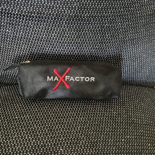 Max Factor black toiletry bag like new
