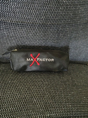 Max Factor black toiletry bag like new