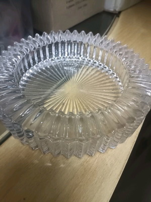 Crystal ashtrays retro vintage like new