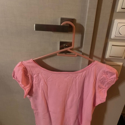 Zara cotton t-shirt pink like new, size M