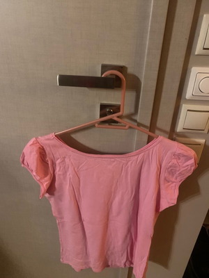 Zara cotton t-shirt pink like new, size M