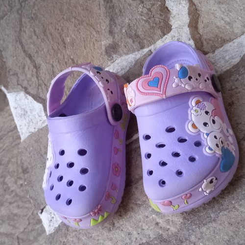 Girls' purple shoes size 20 used, very good condition