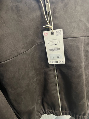 Zara brown jacket new, size L