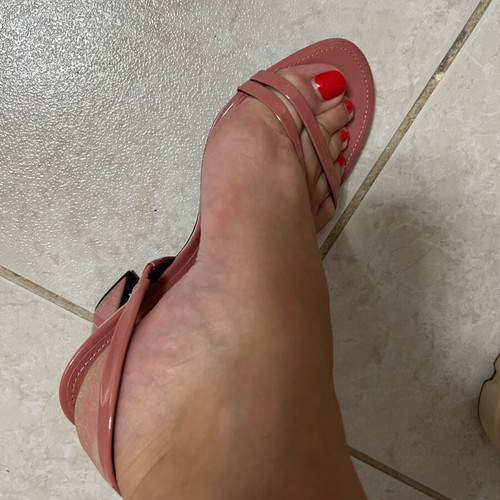 Zara pink sandals new with medium heel