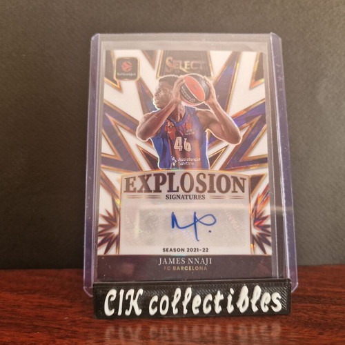 Panini Euroleague Select Barcelona James Nnaji auto /49 card new