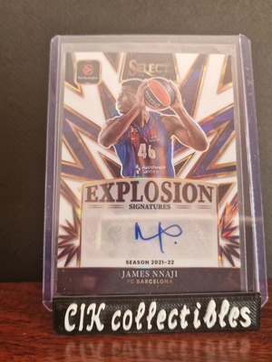 Panini Euroleague Select Barcelona James Nnaji auto /49 card new