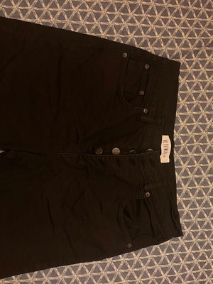 No thinkin ποδηλατικό Jean shorts καινούργιο, μαύρο, μέγεθος 44