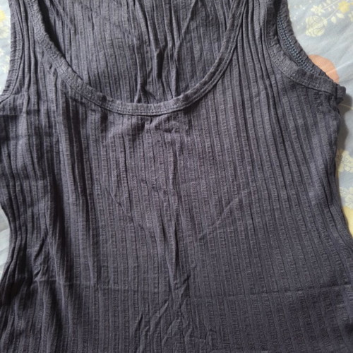 Women's sleeveless mini dress, two-tone ribbed top and ruffles