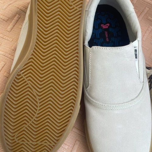 Nike SB Zoom Air shoes like new, beige, size 44