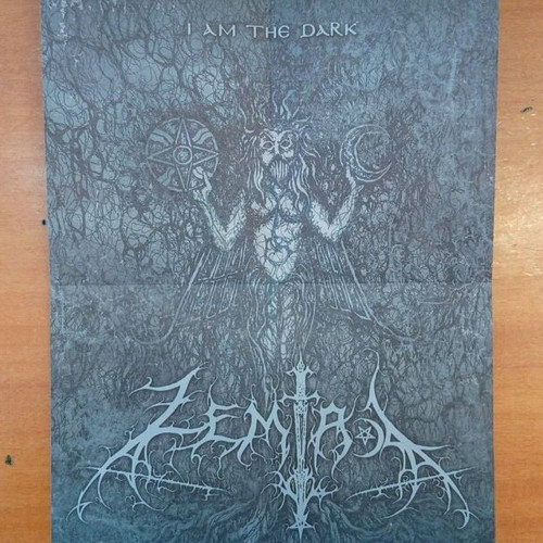 Zemial I Am The Dark 7'' vinyl, like new, Greek heavy black metal