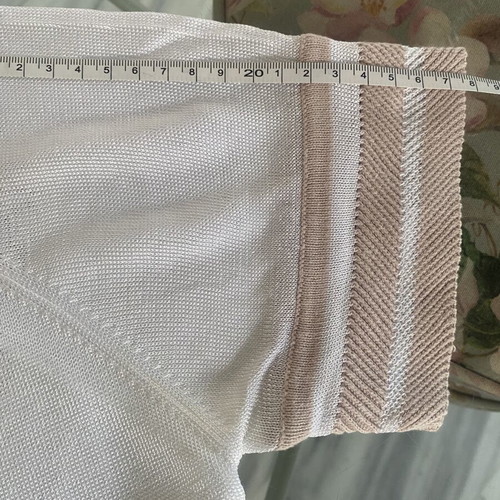 Stefanel summer jacket like new, white and beige, medium small