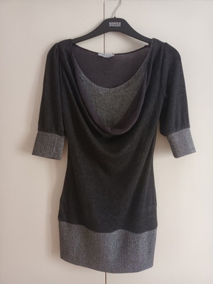 Women's Blousedress like new with silver details on sleeves and bust
