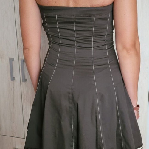 BSB dress small, like new, brown, 100% cotton