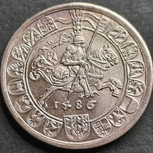 Archduke Sigismund Austria Coin 1486/1953 silver new, restrike