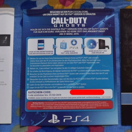 Call of Duty: Ghosts PS3 game very good to like new