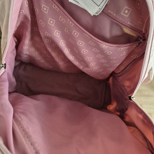 Nike pink vintage backpack with large outer pocket