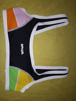 Rip Curl bikini top, multicolor, size M
