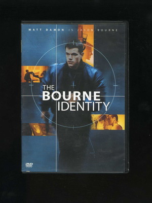 The Bourne Identity DVD used, 2002 action thriller with subtitles