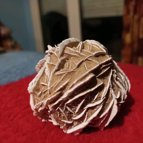 Desert rose natural spherical rock used