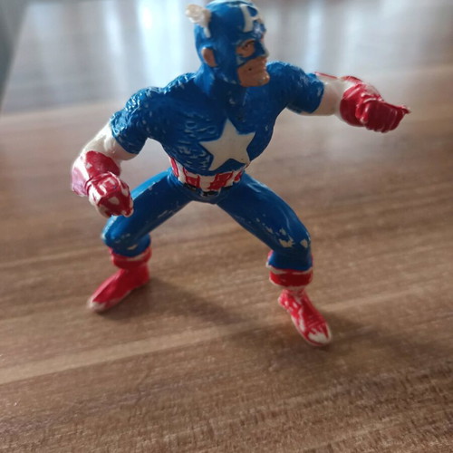 Captain America figure used, 10cm height