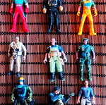 Action Man figures miniature set
