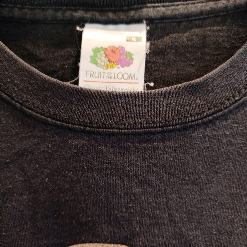 Fruit of the Loom black t-shirt like new, size 164 cm