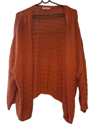 Mango jacket orange used, loose fit, size M