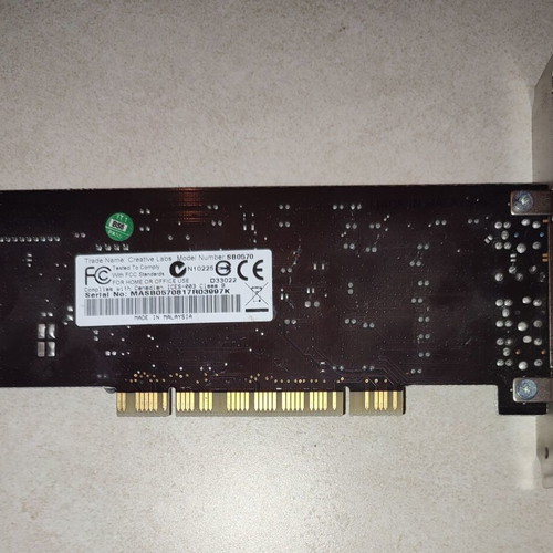 Sound Blaster Audigy SE SB0570 used sound card
