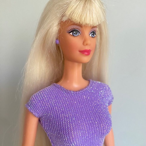 Mattel 1997 Bead Blast Barbie doll used with long blonde hair