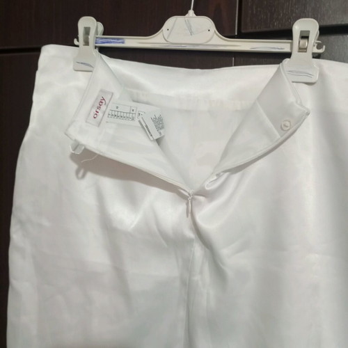 White satin skirt used, size 42