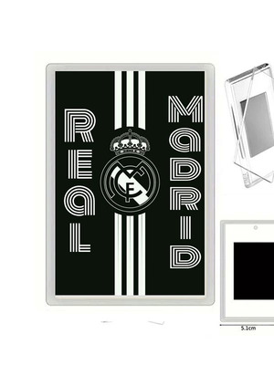 Μαγνητάκι Real Madrid ψυγείου με διάφανη ακρυλική κορνίζα φωτογραφιών
