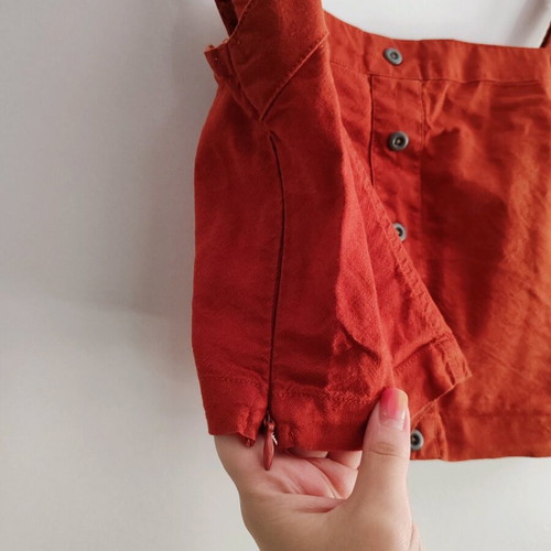 Crop top XL in brick red, like new, Tally Weijl