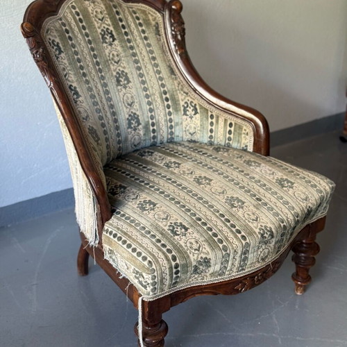 Antique armchair used