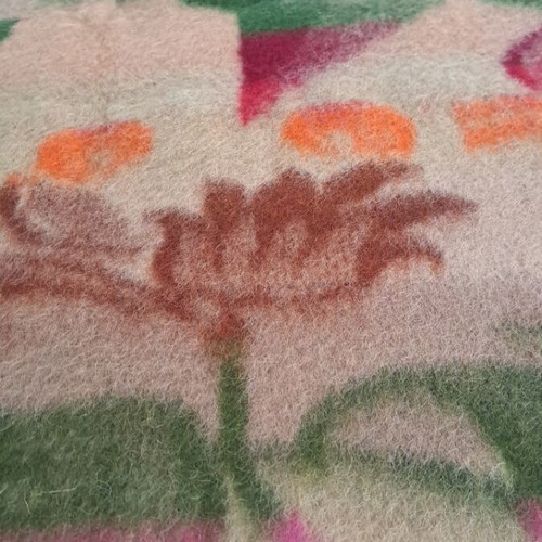 Wool Blanket double-sided, new, approx. 230 x 198 cm