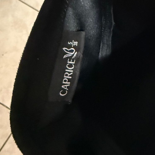 Caprice over-the-knee black boots size 38.5, like new
