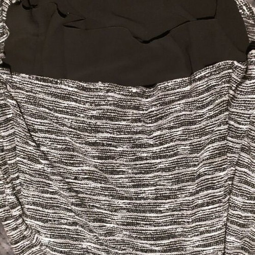 Woolen blouse with black back transparency like new