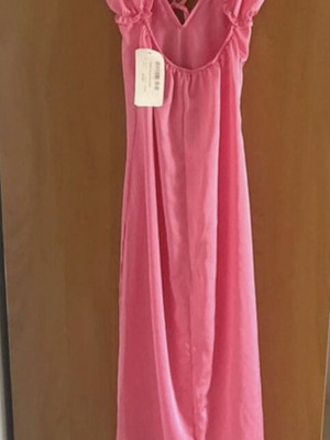 Decoro satin pink dress new