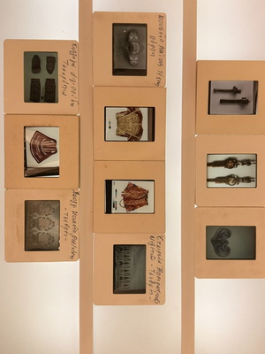 Collectible slides lot Greek folklore and traditional art, like new
