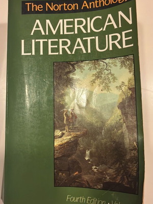 The Norton Anthology American Literature academic book like new